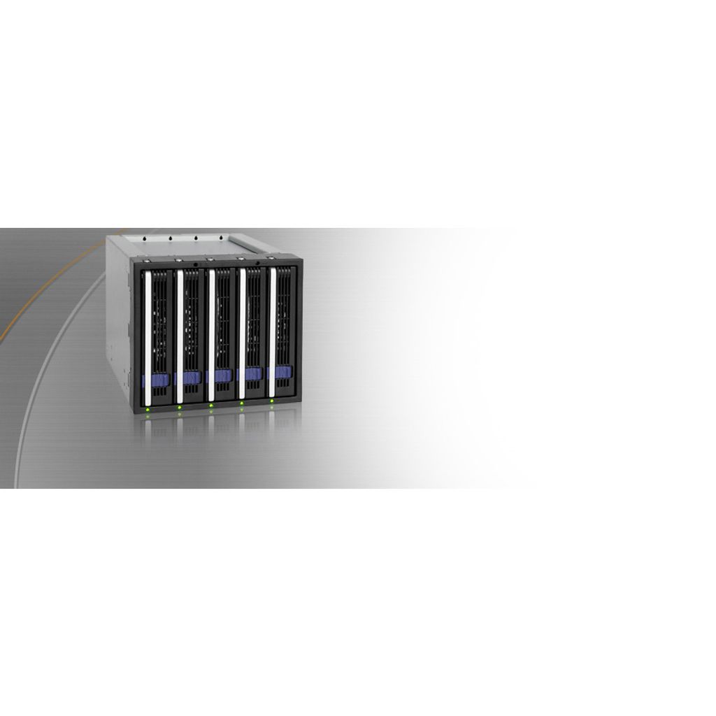 Backplane IcyDock 5x8,9cm SATAI-III in 3x5,25" MB155SP-B sw