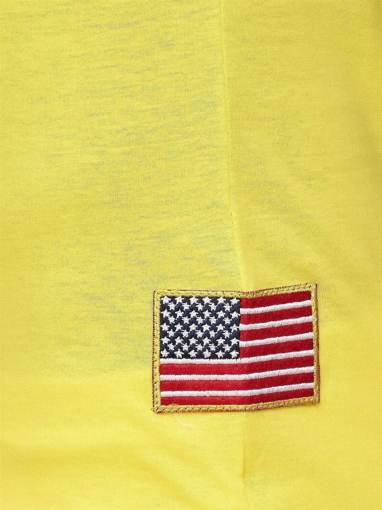 Red Bridge Herren Tank Top T-Shirt NASA Logo USA Ärmellos Gelb M