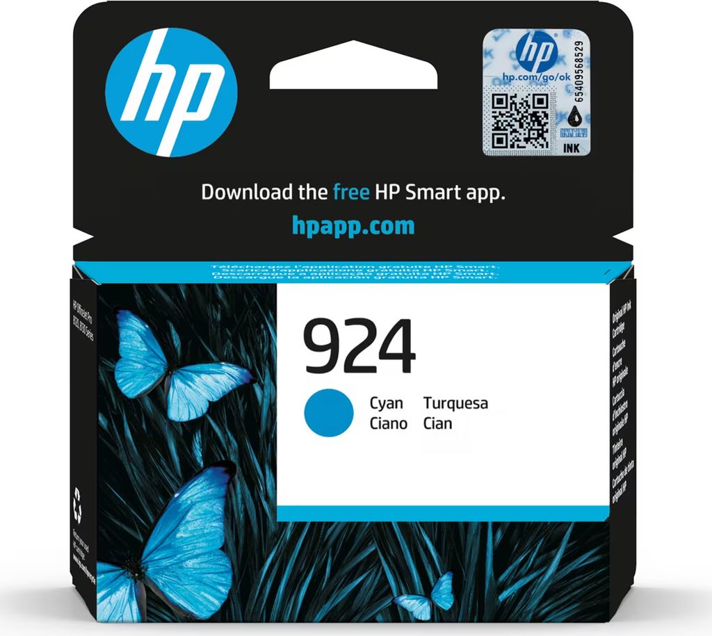 Originaler HP-Toner 4K0U3NE Blau-Grün