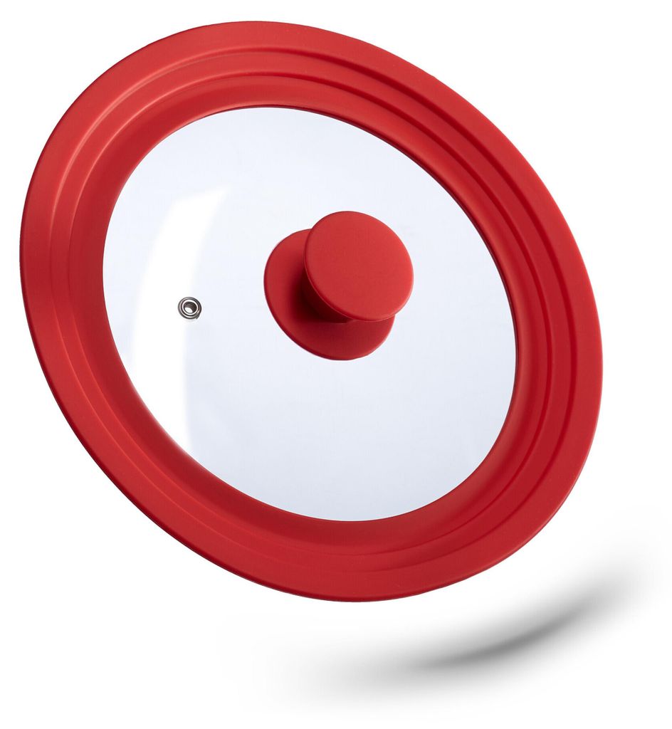 2 x Topfdeckel universal, flexibler Glasdeckel mit Produktbild 