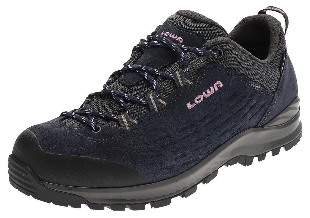 Lowa Damen Trekkingschuhe Explorer GTX LO Ws wasserdichter Wanderschuhe Blau