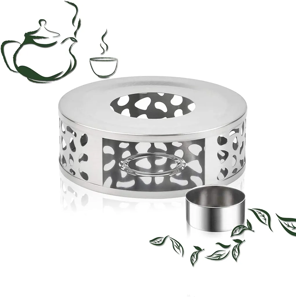 Mizikuu Teestövchen Edelstahl - Teewärmer Mit Teelicht Für Kannen