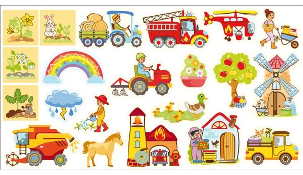 Accessoires pour Plateau Magnétique : Figurines Campagne EDUPLAY 120800