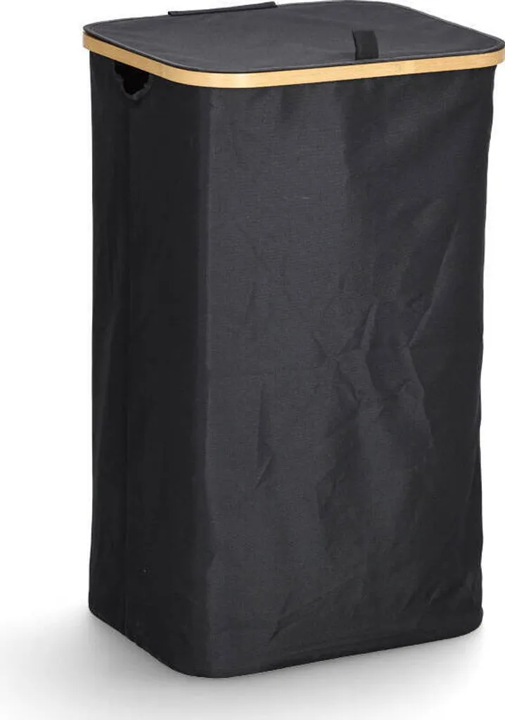 Panier à linge avec sac amovible 44 x 33 x 70 cm en bambou naturel