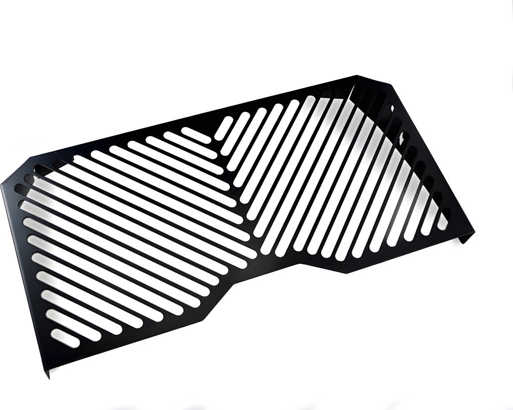 ZIEGER Kühlerabdeckung kompatibel mit Kawasaki Z 750 S Clean schwarz
