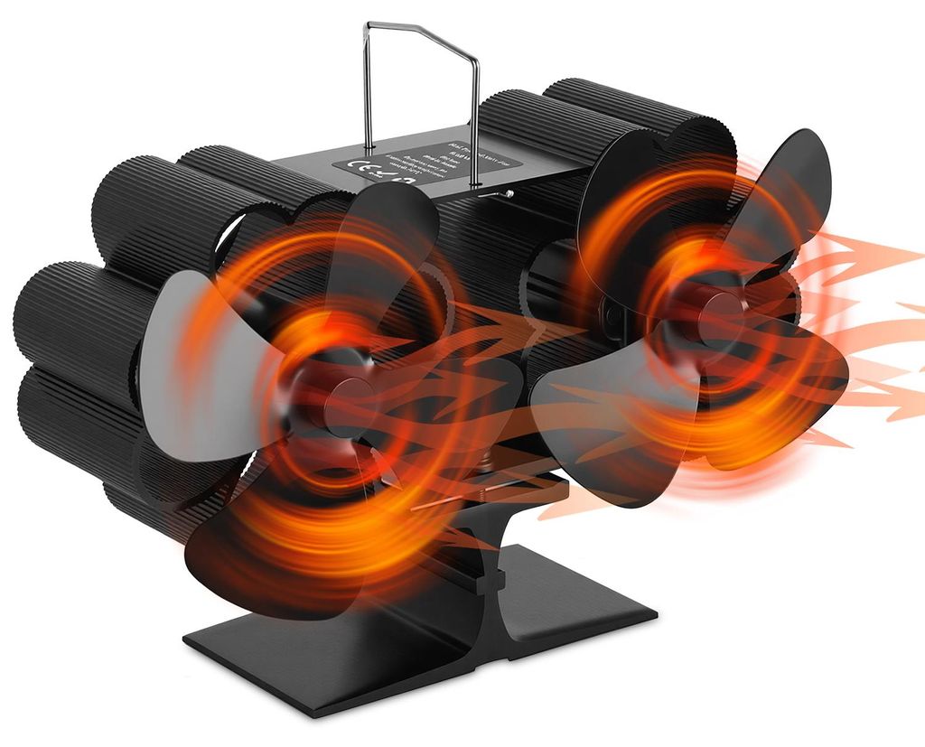 Ventilátor do krbovej vložky Peviasot Doppelkopf s 8 Obrázok produktu 