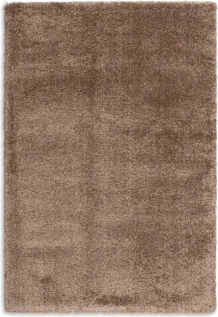 Tapis Shaggy beige haute densité 133x190 cm pour salon et chambre