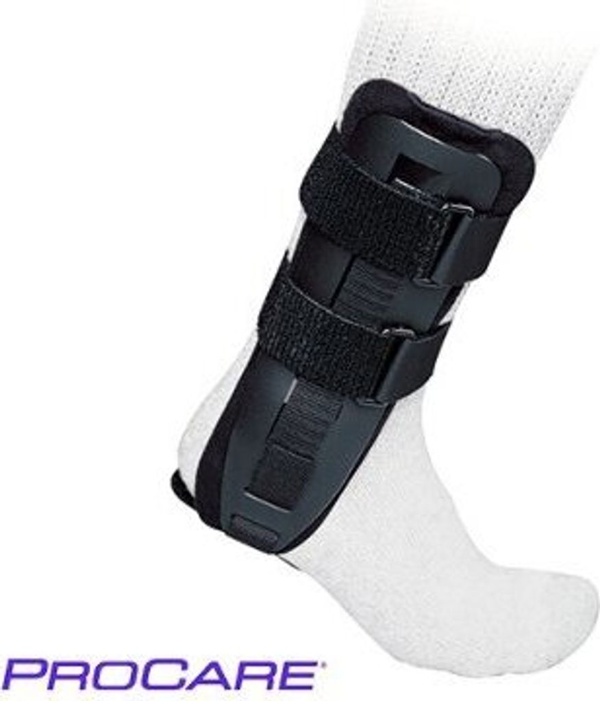 Standart Sprunggelenkorthese PROCARE SURROUND ANKLE FLOAM, schwarz>>>>Ausf.: Athletic (kurze Version)