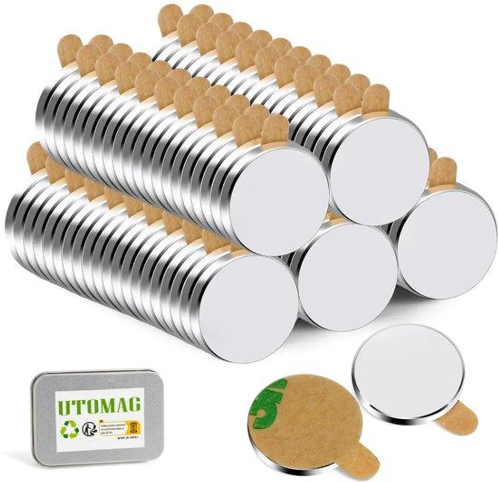 Aimants Néodyme Ultra-Puissants 10x1 mm Adhésifs - Haute Adhérence x100