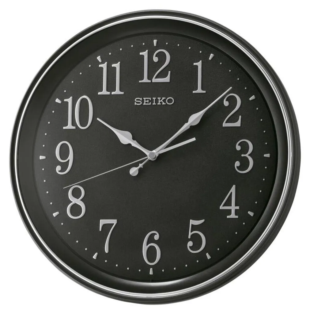 Horloge de bureau Seiko QXA798K silencieuse avec trotteuse continue