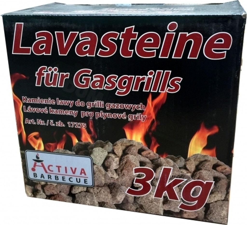 Kamienie lawowe GRILLCHEF 3 kg | opakowanie uzupełniające Zdjęcie produktu 