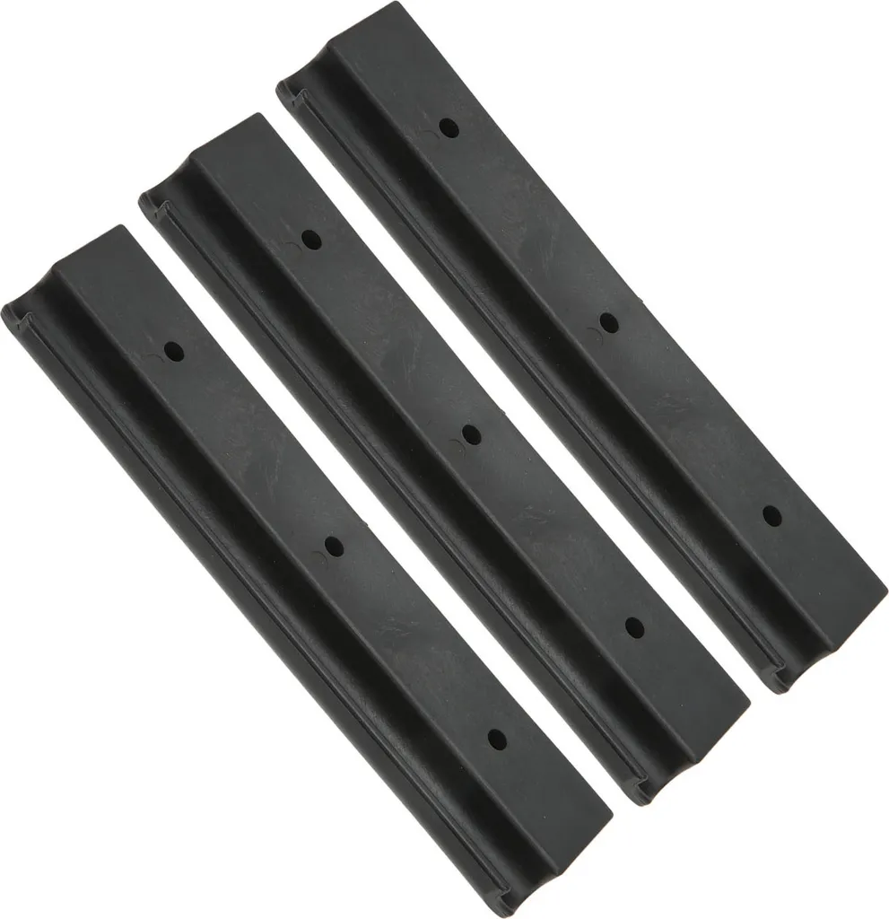 3x Gancio Sedile Barca PP Nero - Morsetto Ricambio Professionale