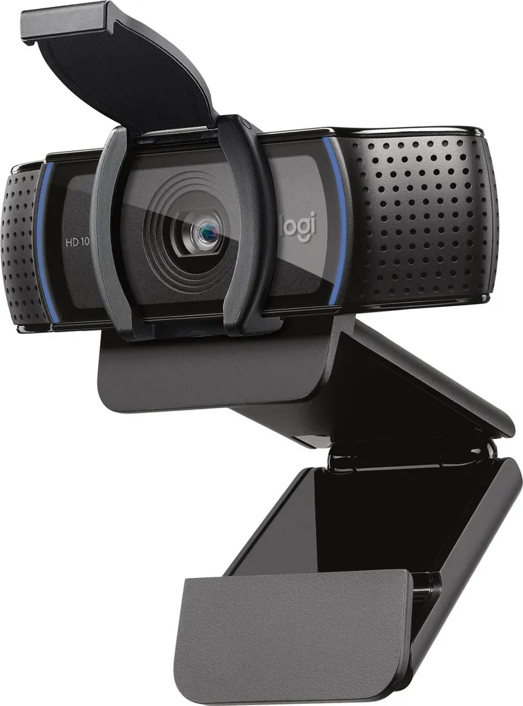 Webcam Logitech C920e Full HD 1080p avec double micro et volet de cache