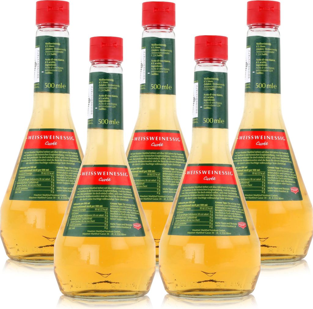 Mautner Weissweinessig Cuvée 0,5L - Essig aus Österreich Produktbild 