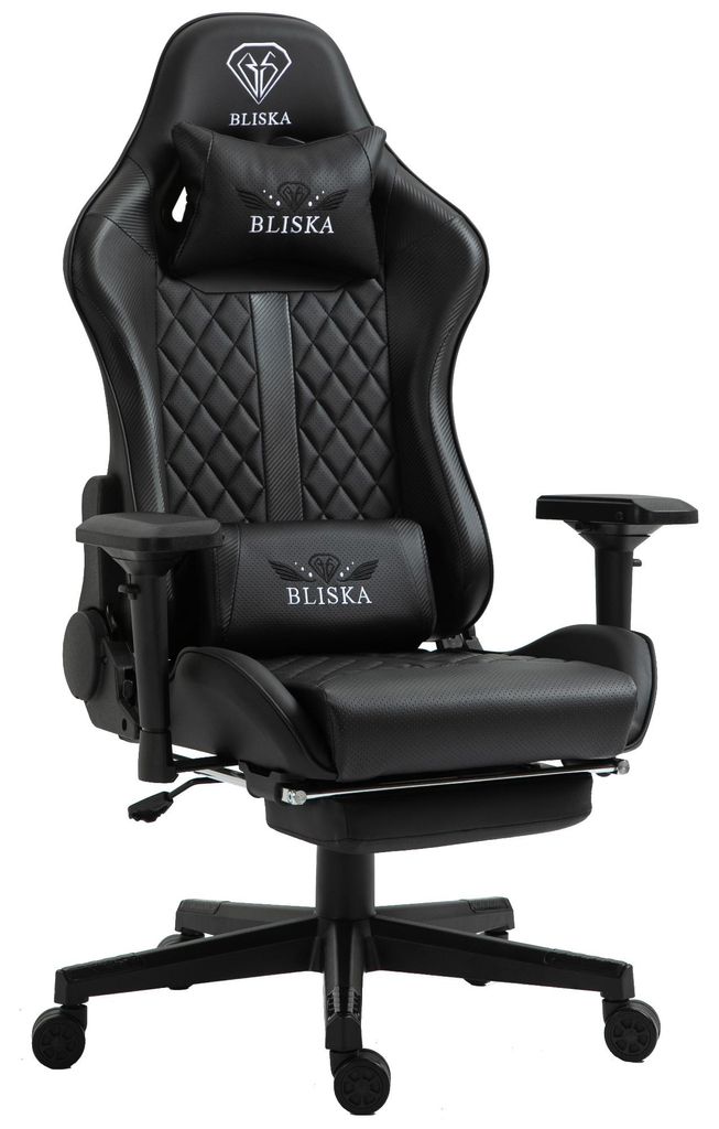 Chair Racing Chefsessel mit Fußstütze und ergonomsichen Produktbild 