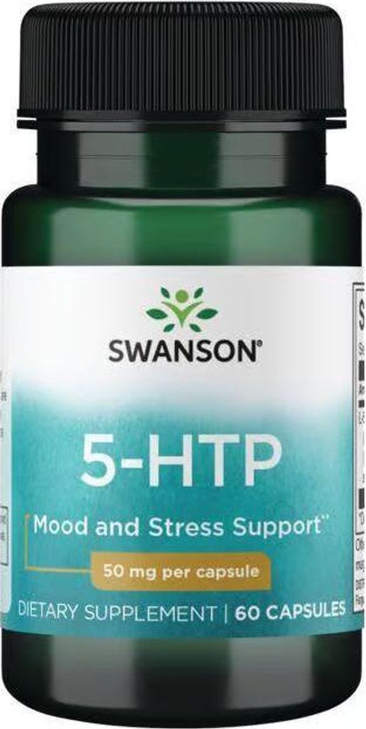 5-HTP (Hydroxytryptophan) 50 mg 60 Kapseln Swanson Health Produktbild 