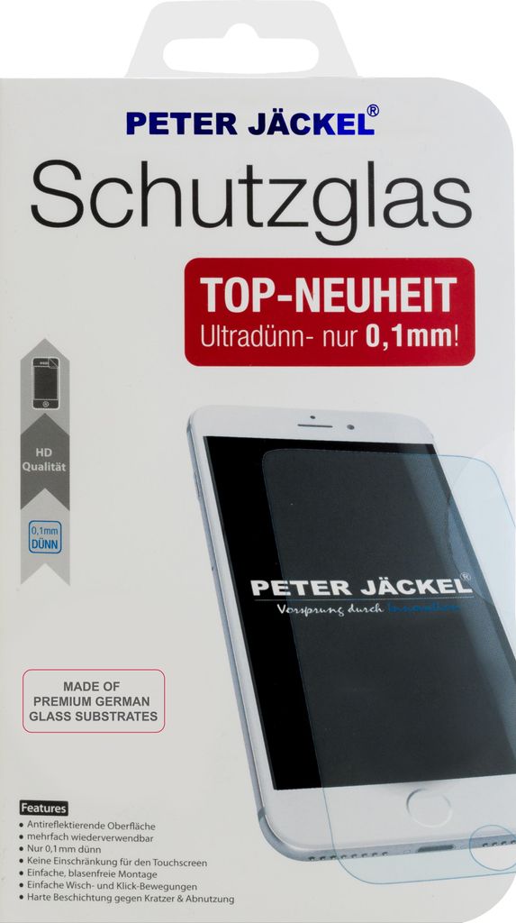PETER JÄCKEL HD SCHOTT Glass 0.1 mm für Apple iPhone 12 / 12 Pro