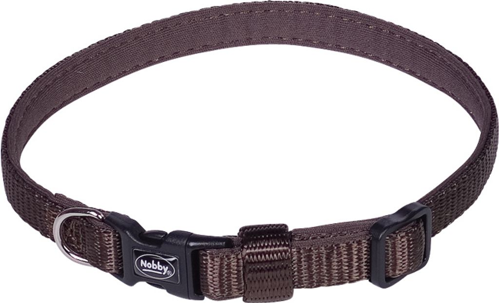 Nobby Halsband "Classic Preno" Mini L: 13-20 cm; B: 10 mm, braun