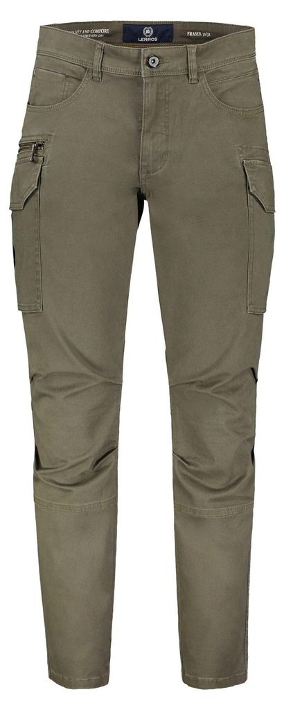 Lerros - Herren Cargo Hose (2009116), Größe:W32, Länge:L32, Farbe:Aged Olive (659)