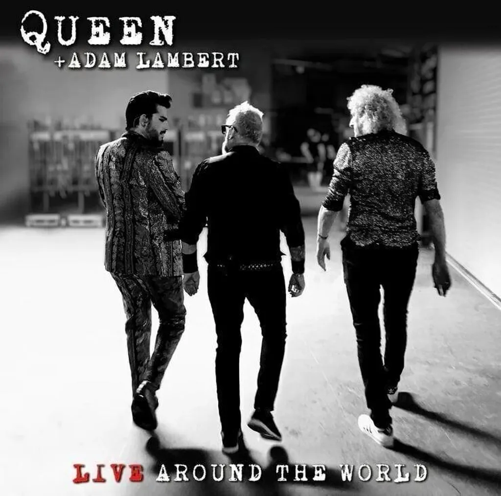 Vinyle Live Around The World Queen & Adam Lambert pour Système Hi-Fi Salon