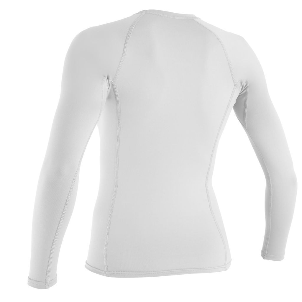 O ́neill Wetsuits Basic Skins Langarm-rash Guard Weiß XS Damen Weiß XS