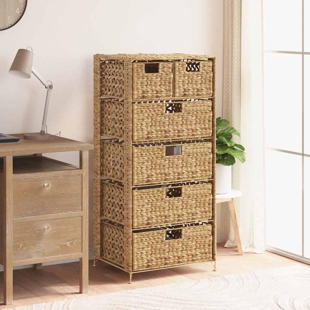 vidaXL Úložná jednotka so 6 košíkmi 47 x 37 x 100 cm Vodný Obrázok produktu 