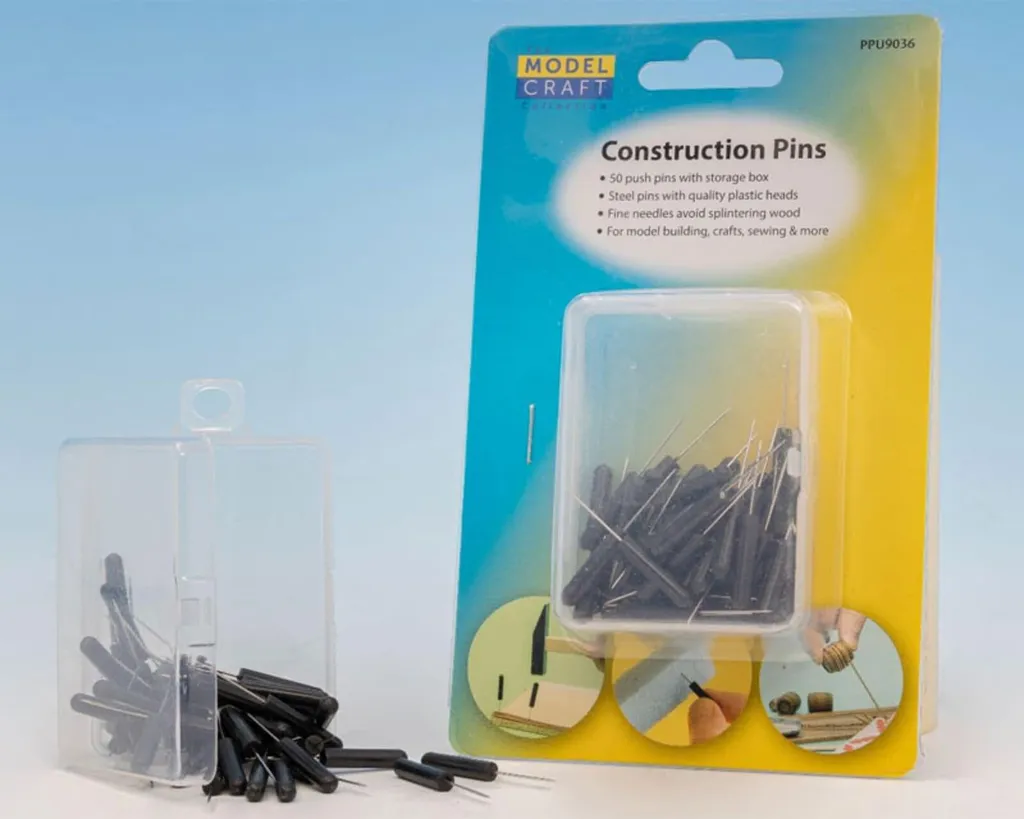 Aiguilles de modelage en acier résistant Modelcraft - Kit de 50 unités