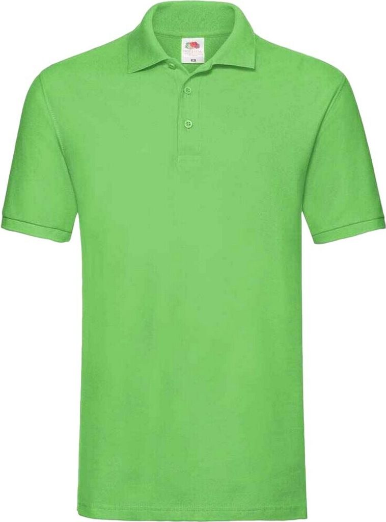 Fruit of the Loom Herren Premium Baumwolle Pique Polo Shirt PC3887 (3XL) (Limone)