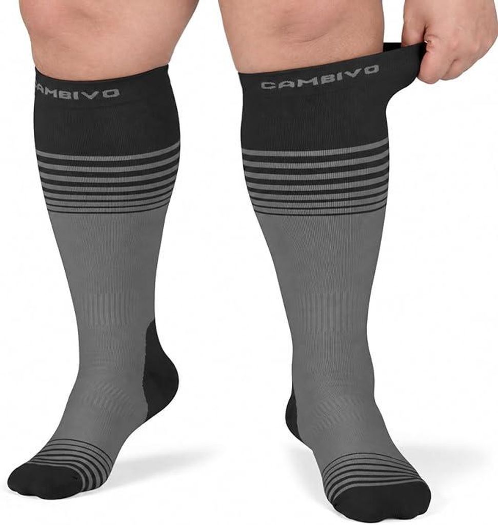 CAMBIVO Kompressionsstrš¹mfe 2XL-5XL, 8-15 mmHg, fš¹r Produktbild 