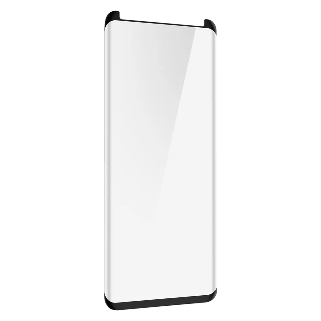 protezione dello schermo in vetro 5D Full Cover Samsung Galaxy S9 Plus - Bordo nero - 2