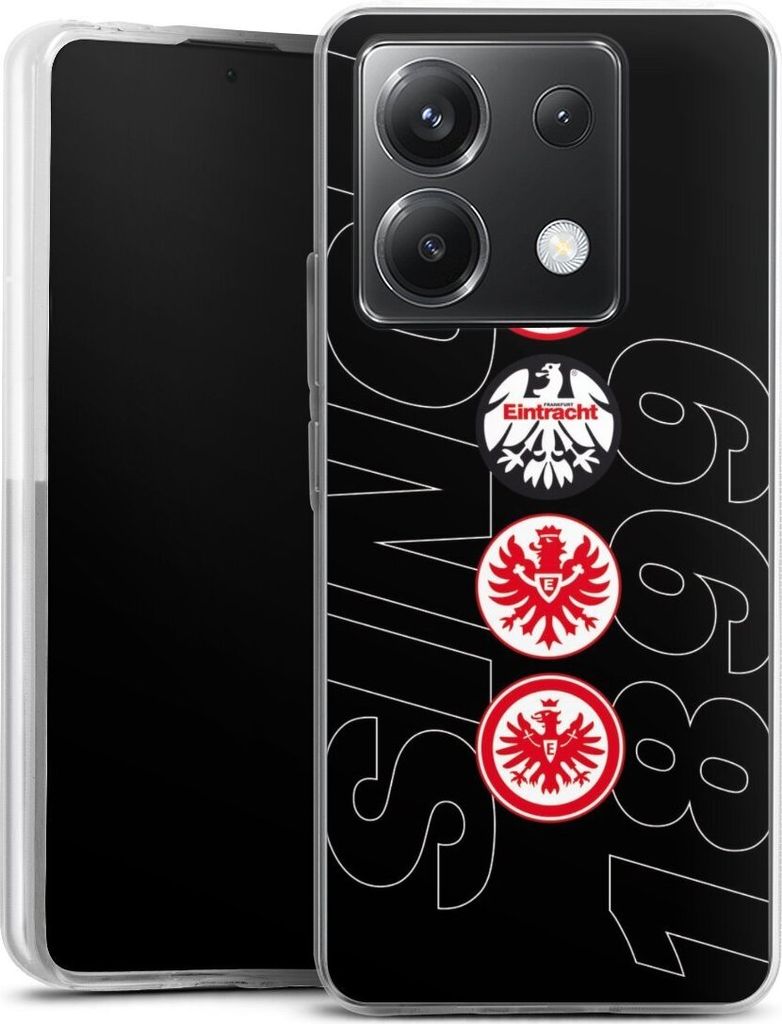 DeinDesign Handyhülle für Xiaomi Poco X6 Silikon Hülle Case Smartphone Schutzhülle Adler Eintracht Frankfurt Logo