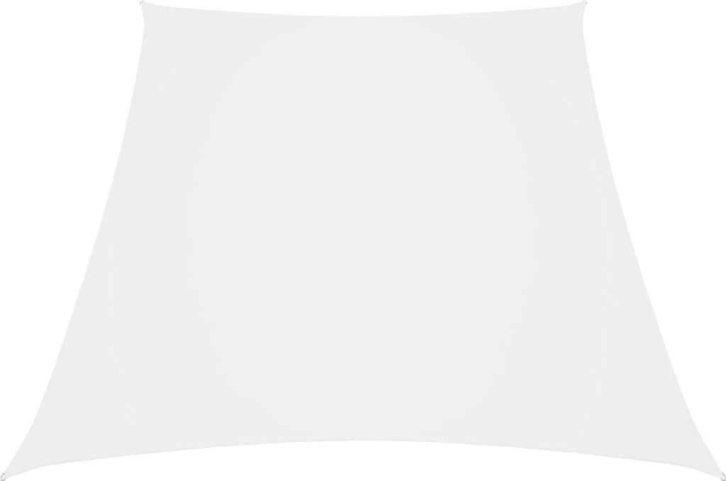 Maison Exclusive - Sonnensegel Oxford-Gewebe Trapezförmig 2/4x3 m Weiß