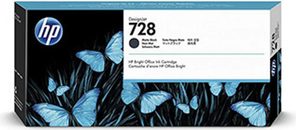 HP 728 130-ml Matte Black DesignJet Ink Cartridge - Resa standard - Inchiostro a base di pigmento - 130 ml - 1 pz - Confezione singola