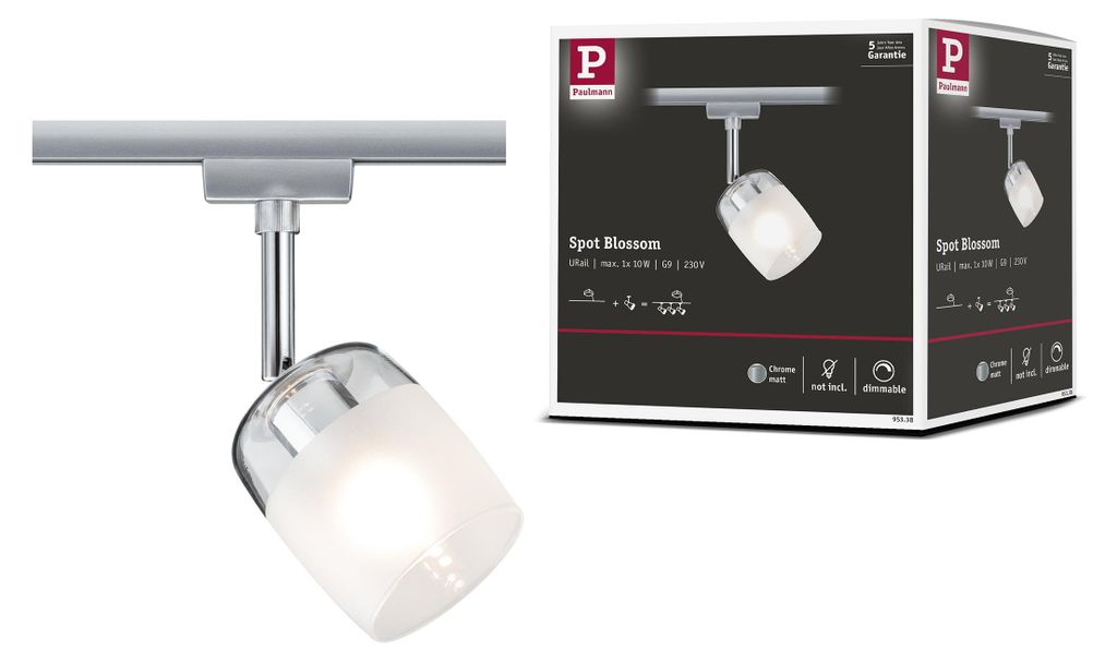 Paulmann URail Schienenspot Blossom Einzelspot Produktbild 