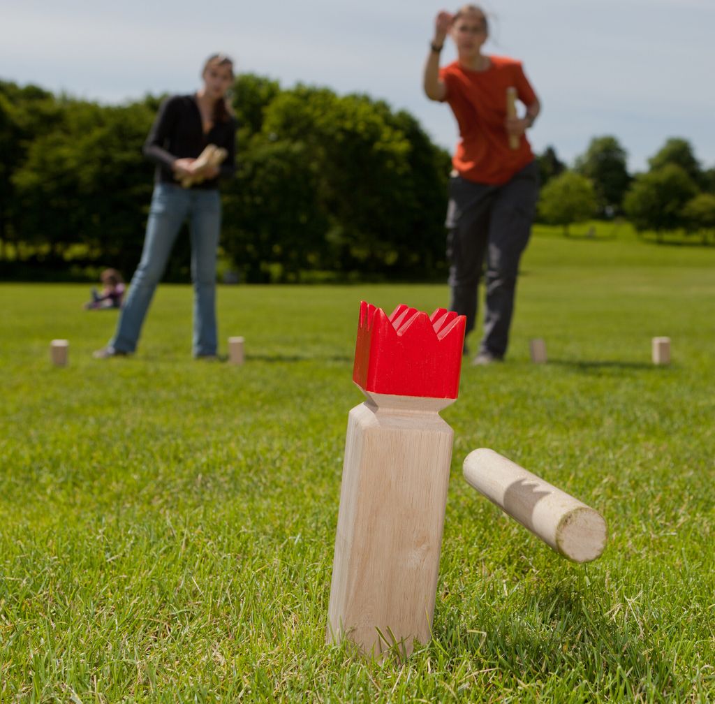 relaxdays Kubb Wikingerspiel Wurfspiel Produktbild 6