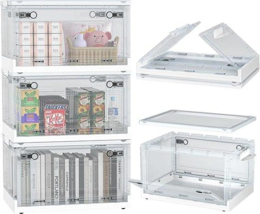 Dites adieu au désordre avec la boîte de rangement plastique pliable