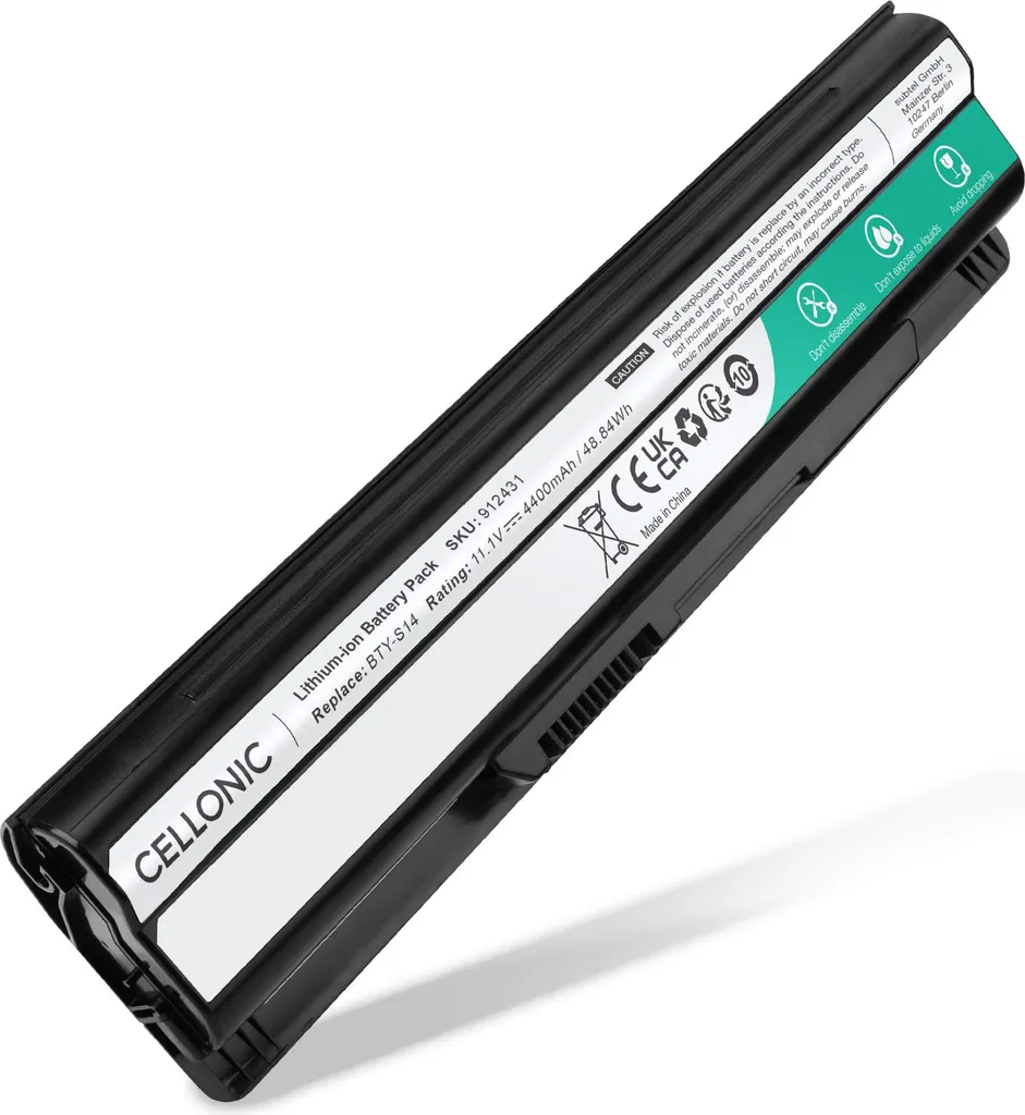 Batteria CELLONIC Eco-Sostenibile per MSI GE60 GP60 11.1V 4400mAh