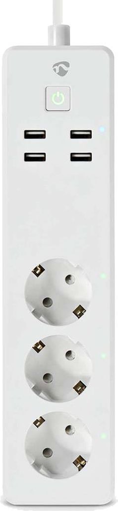 Nedis, SmartLife WLAN-Steckdosenleiste 3x 16A mit USB 1,8m Produktbild 