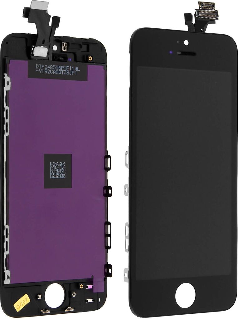 Apple, LCD-Komplettset + Touchscreen kompatibel – Schwarz für iPhone 5, Schwarz