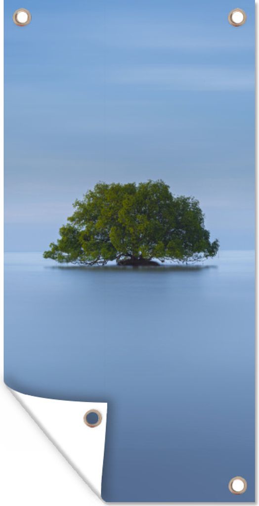 MuchoWow 30x60 cm Outdoor-Poster Gartendeko Sichtschutz Garten Poster für den Garten Minimalistische Natur