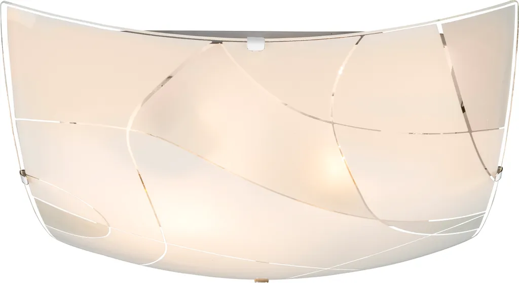 Plafoniera 40403-2 Globo Paranja | Doppia Luce E27 Metallo Bianco