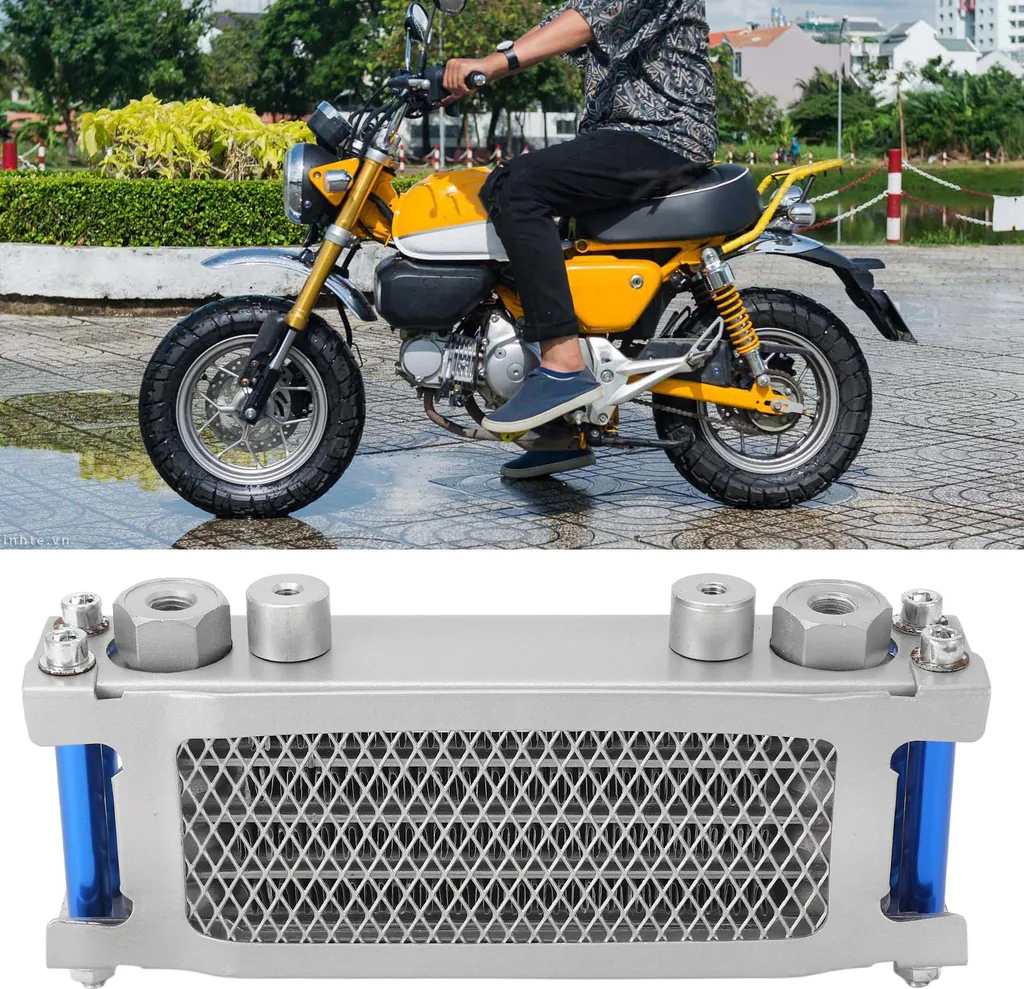 Kit refroidissement d'huile moto pour Monkey 50cc 110cc - Aluminium bleu