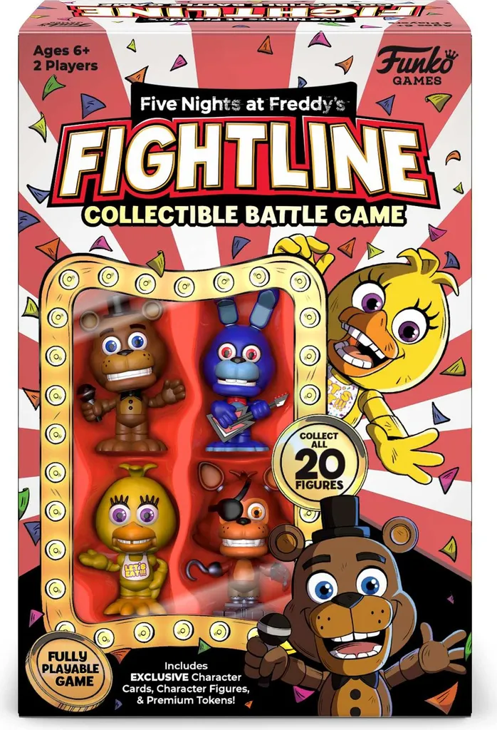Jeu Five Nights at Freddy's Fightline pour Soirées Entre Amis et Fans FNAF