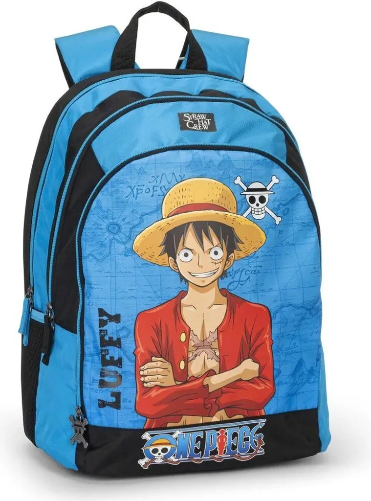 Zaino Scuola One Piece Luffy 43cm - Robusto per Veri Pirati della Classe