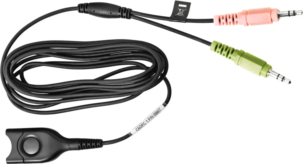 Cordon PC CEDPC1 robuste avec isolation renforcée et fiche terre 250V