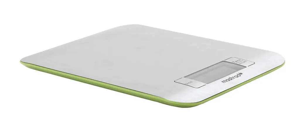 Balance de cuisine Mastrad F76508 en acier inoxydable et plastique vert