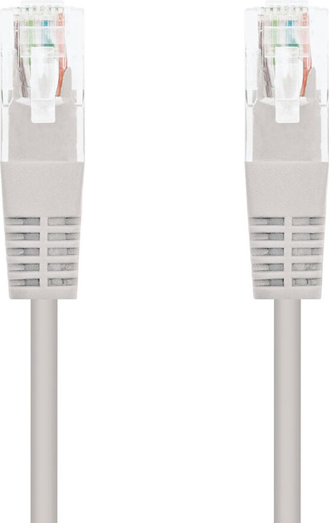 Kabel Netzwerk-Patchkabel rj45 cat.5e utp awg24,1.5m grau nanocable