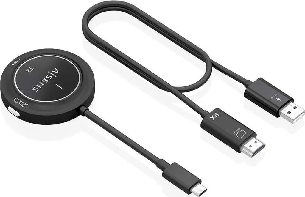 Supprimez les Câbles HDMI avec cet Adaptateur Sans Fil USB-C Aisens 100W