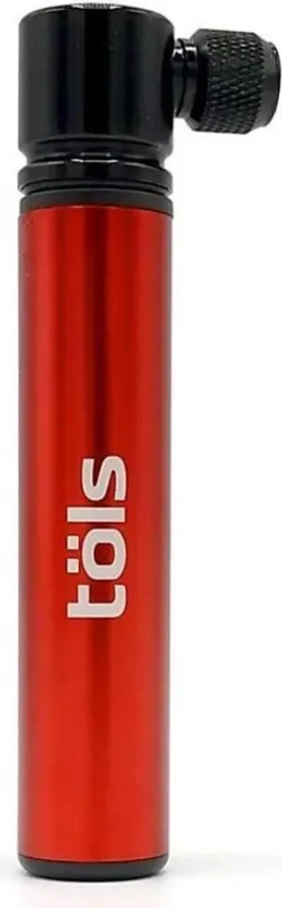 Mini pompe vélo 115 Psi Tols Aina Rouge : fini les pneus dégonflés !