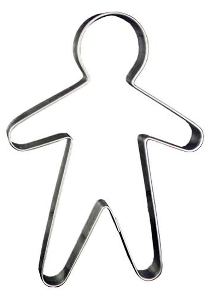 LARES XXL Ausstechform - Lebkuchenmann - ca. 24cm - aus Produktbild 
